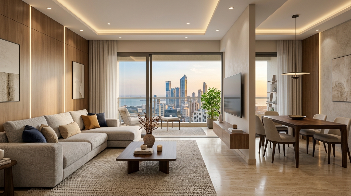 2 BHK Colonial Smart Layout Plan